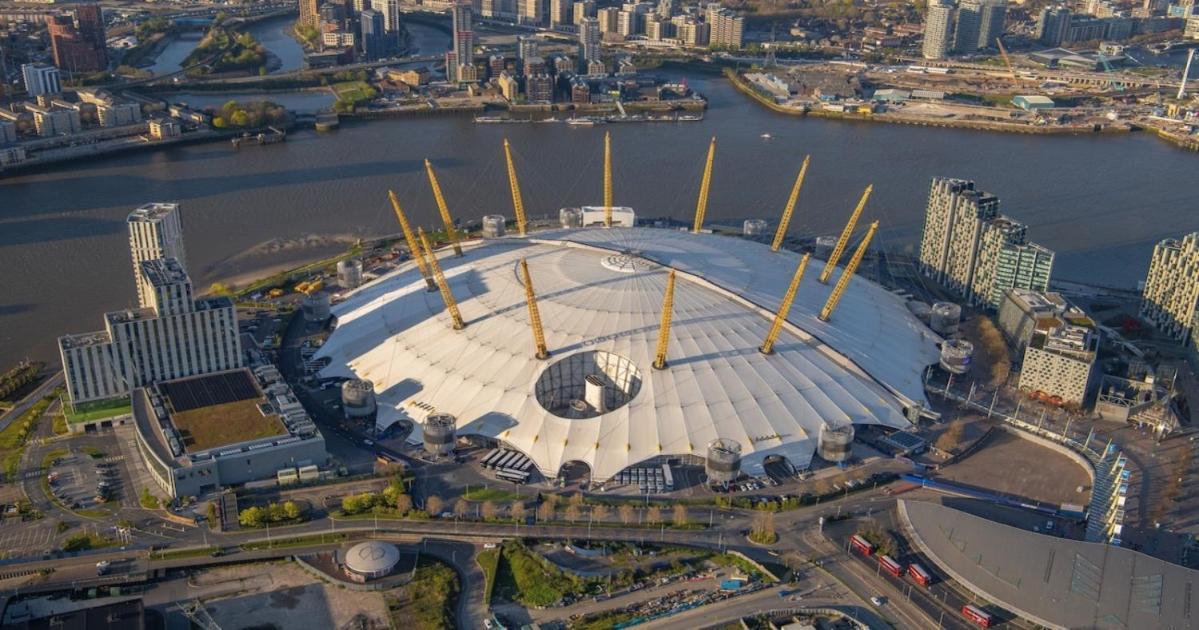 Canary Wharf O2 Arena Excel Лондон Екстериор снимка